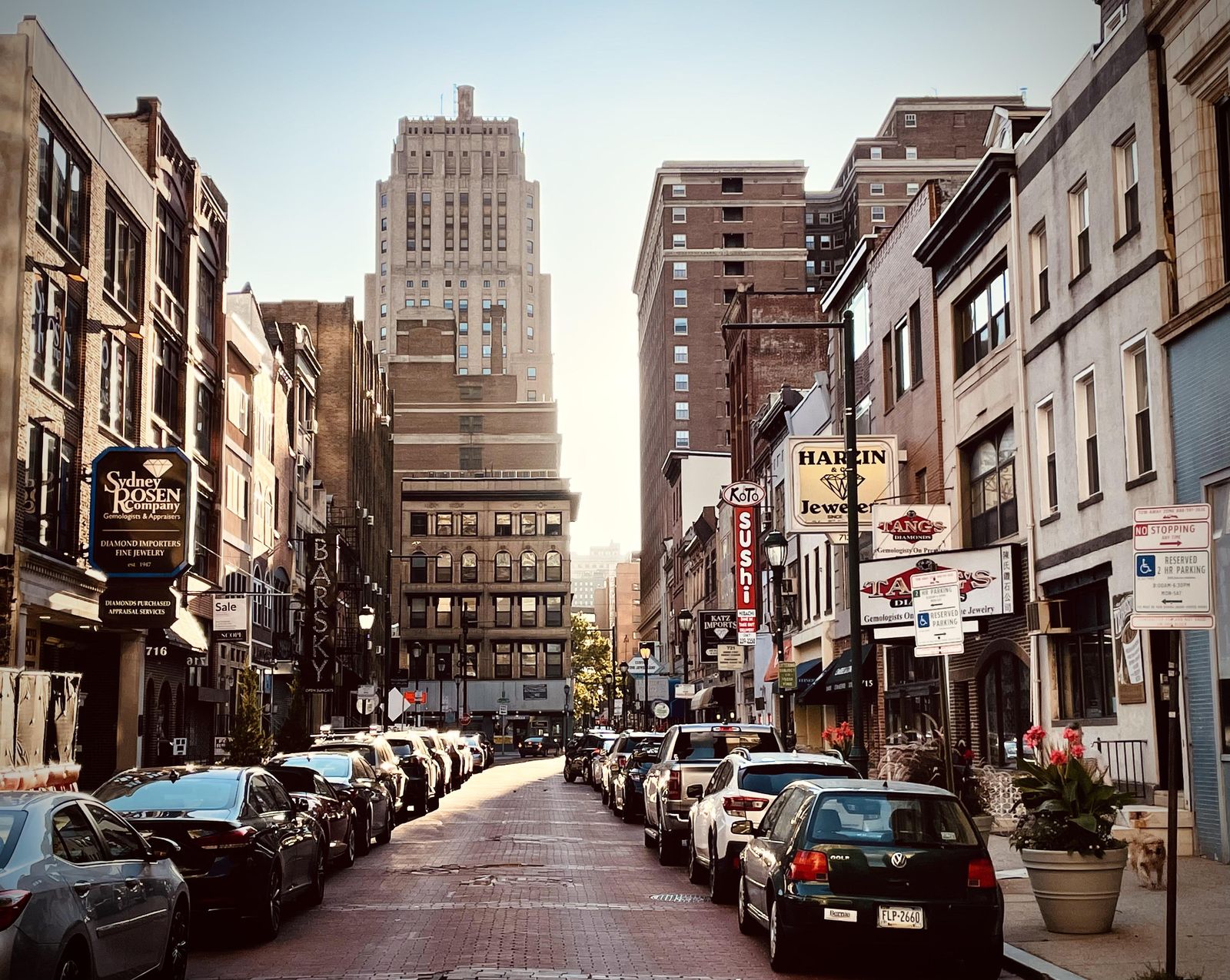 Jewelers' Row shopping district in Philadelphia