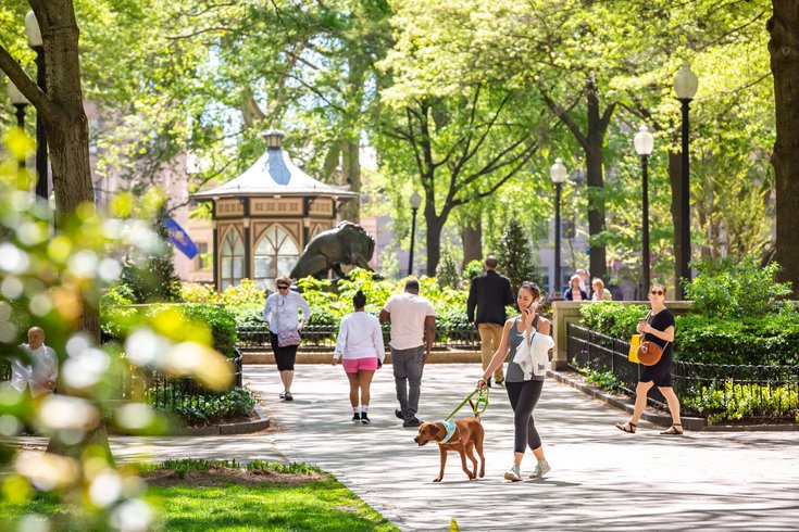 Rittenhouse Row shopping district in Philadelphia